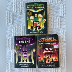 Minecraft Hardcover Novels Books